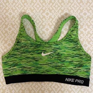 Nike Pro Green Sports Bra